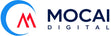 Mocai Digital logo with a blue crescent C and a red mountain-shaped M.